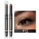 16-Color Dual-Head Waterproof Long-Lasting Eyeshadow Pencil