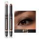 16-Color Dual-Head Waterproof Long-Lasting Eyeshadow Pencil