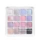 16-color Eyeshadow Palette Matte Pearly Fine Shimmer Low Saturation