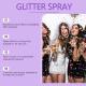 Dazzling Star Glitter Spray Nightclub Party Body Clavicle Arm Skin Starry Sky Glitter Spray