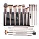 20-Piece Champagne-Colored Makeup Brush Set