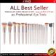 20-Piece Champagne-Colored Makeup Brush Set
