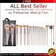 20-Piece Champagne-Colored Makeup Brush Set