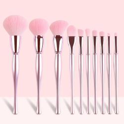 Large Soft Anti-Static Small-Waist 10-Piece Makeup Tool Set