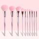 Large Soft Anti-Static Small-Waist 10-Piece Makeup Tool Set
