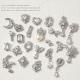 Silver Zircon Bow Nail Art Accessories