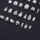 K9 Ultra-Shiny Flat-Back Rhinestones In White For Nail Art Decorations