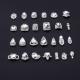 K9 Ultra-Shiny Flat-Back Rhinestones In White For Nail Art Decorations