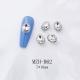 K9 Ultra-Shiny Flat-Back Rhinestones In White For Nail Art Decorations