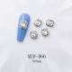 K9 Ultra-Shiny Flat-Back Rhinestones In White For Nail Art Decorations