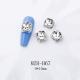 K9 Ultra-Shiny Flat-Back Rhinestones In White For Nail Art Decorations