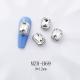 K9 Ultra-Shiny Flat-Back Rhinestones In White For Nail Art Decorations