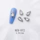 K9 Ultra-Shiny Flat-Back Rhinestones In White For Nail Art Decorations