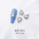 K9 Ultra-Shiny Flat-Back Rhinestones In White For Nail Art Decorations