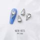 K9 Ultra-Shiny Flat-Back Rhinestones In White For Nail Art Decorations