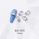K9 Ultra-Shiny Flat-Back Rhinestones In White For Nail Art Decorations