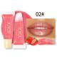 Fruit Flavor Glossy Lip Oil Natural Long Lasting Hydrating Plump Lip Gloss Moisturizing Shiny Watery Lip Tint