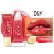 Fruit Flavor Glossy Lip Oil Natural Long Lasting Hydrating Plump Lip Gloss Moisturizing Shiny Watery Lip Tint