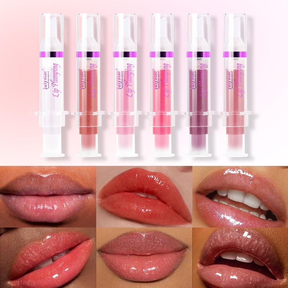 Lip Plumping Booster, Spicy Lip Plumping Oil, Ultra Hydrating Glossy Lip Plumper, Natural Fuller Lip Gloss For Girls Women