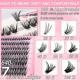 Lash Clusters, 640 Pcs Eyelashes Cluster Extensions 9-16mm Fluffy Individual Lashes 30D-60D D Curl False Eyelashes