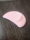 Semi-moon nail polisher-pink-plastic +304 stainless steel-7 * 4cm-1 piece - Option1