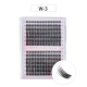 DIY Lash Extension Kit 168pcs Individual Lashes Clusters D Curl Lash Clusters,0.07D-9-16MM Kit