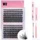 DIY Lash Extension Kit 168pcs Individual Lashes Clusters D Curl Lash Clusters,0.07D-9-16MM Kit