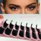 Thick, Sectioned, High-Capacity Grafted False Eyelashes