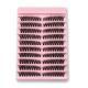 Thick, Sectioned, High-Capacity Grafted False Eyelashes
