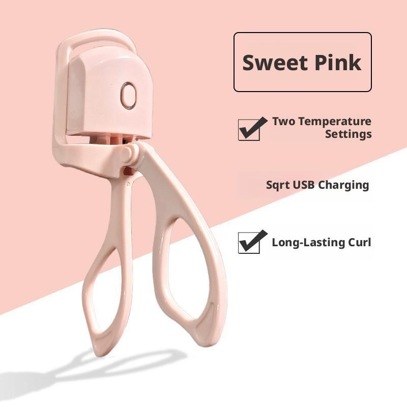 Electric eyelash curler-pink-1 piece - Option1
