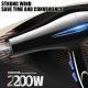 Professional Hair Dryer Nozzle Low Noise 2200w Ionic Blow Dryerwith Diffuser Blu
