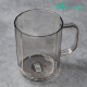 High-value mouthwash cup-straight stripe model-rose gold-PET-1 piece - Option1