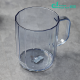 High-value mouthwash cup-straight stripe model-rose gold-PET-1 piece - Option1