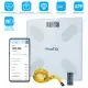 Smart Digital Scale For Body Weight High Accuracy BMI Weight Scale Full Body Composition Analysis Sync With APP 4mm Tempered Glass 397LBS Capacity LCD Display