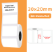 Label paper-30 * 20mm-320 sheets-1 roll - Option1