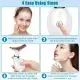 Neck Face Massager Face Sculpting Tool 3 Colour Modes And Vibration For Facial Massager For Double Chin - Black
