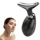 Neck Face Massager Face Sculpting Tool 3 Colour Modes And Vibration For Facial Massager For Double Chin - Black