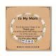 Designer Mothers Day Card Necklace