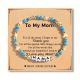 Designer Mothers Day Card Necklace