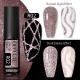 Nail Gel With A Glittery Brushed Finish And Reflective Sequins