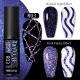 Nail Gel With A Glittery Brushed Finish And Reflective Sequins