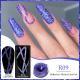 Nail Gel With A Glittery Brushed Finish And Reflective Sequins