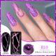 Nail Gel With A Glittery Brushed Finish And Reflective Sequins