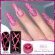 Nail Gel With A Glittery Brushed Finish And Reflective Sequins