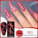Nail Gel With A Glittery Brushed Finish And Reflective Sequins