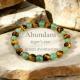 Tiger-eye Stone Handcrafted Beaded Elastic Bracelet