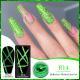 Nail Gel With A Glittery Brushed Finish And Reflective Sequins