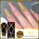 Nail Gel With A Glittery Brushed Finish And Reflective Sequins