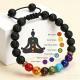 Colorful Volcanic Stone Braided Bracelet