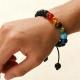 Colorful Volcanic Stone Braided Bracelet